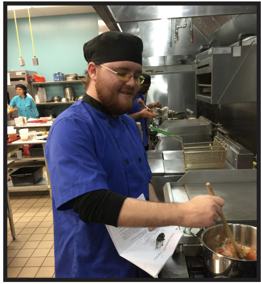 Student enrolled at KCKCC TEC Culinary Arts program.